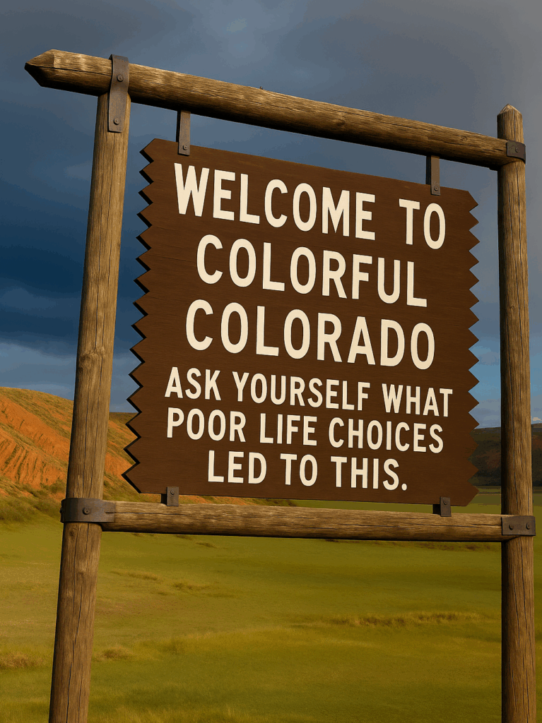 Border Flap: Wyoming Sign at Southern Border Draws Ire of Colorado Governor