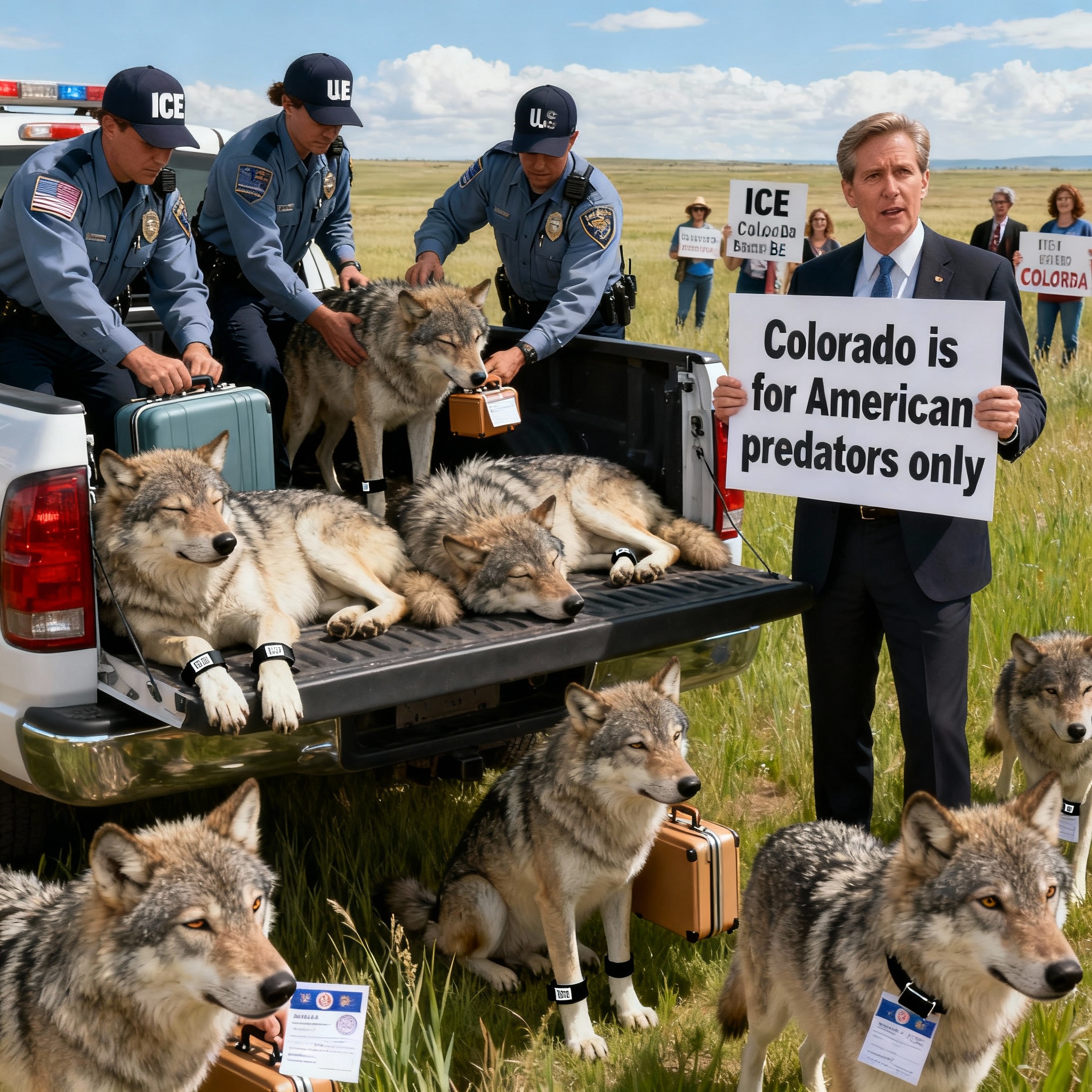 ICE deports foreign wolves form Colorado