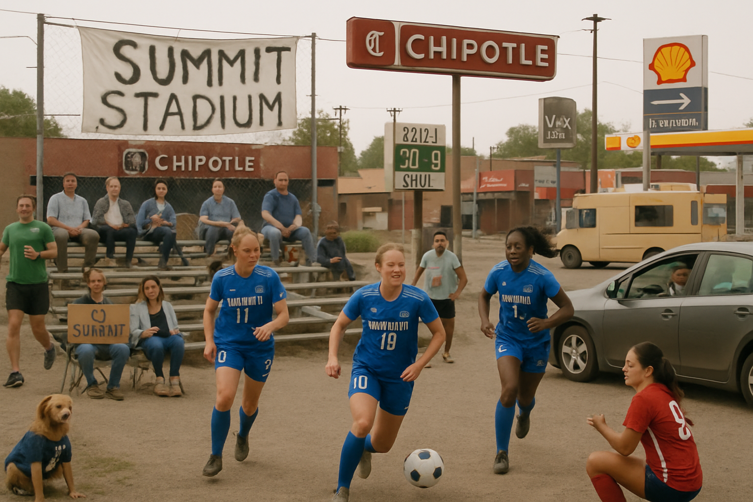 Denver’s First Women’s Pro Soccer Team to Play at Empty Lot Behind Chipotle “Summit FC” says intimate venue perfect for projected turnout of 17 people and a dog